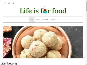 lifeisforfood.com