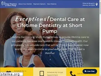 lifetimedentistryatshortpump.com