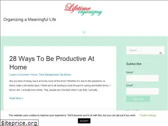 lifetimeorganizing.com