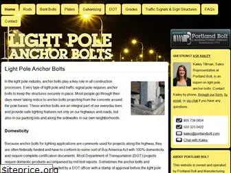 lightpoleanchorbolts.com