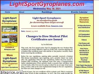 lightsportgyroplanes.com