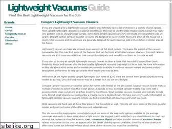 lightweight-vacuum-cleaners.com