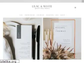 lilacandwhite.com