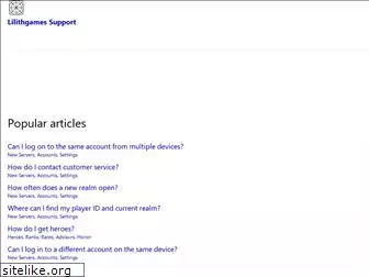 lilithgames.helpshift.com