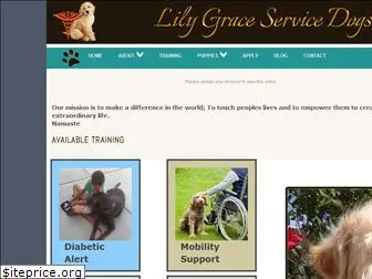 lilygraceservicedogs.com