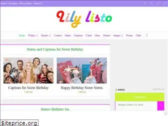 lilylisto.com