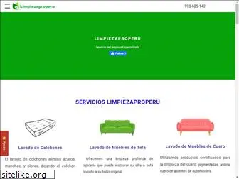 limpiezaproperu.com