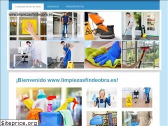 limpiezasfindeobra.es