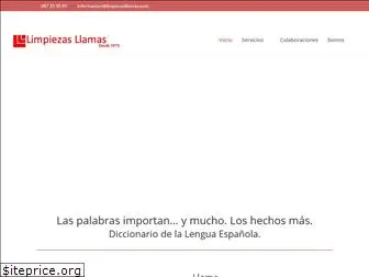 limpiezasllamas.com