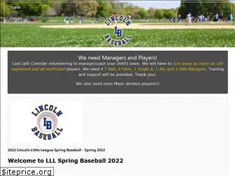 lincolnllbaseball.org