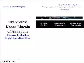 lincolnofannapolis.com