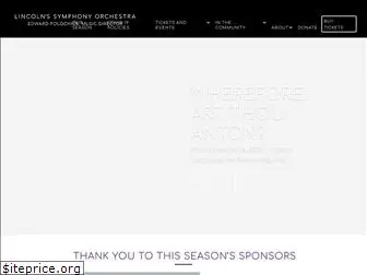 lincolnsymphony.org