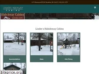 lindershideawaycabins.com