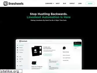 linesheets.com