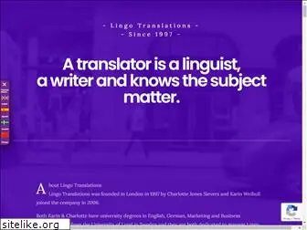 lingotranslations.com