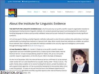 linguisticevidence.org