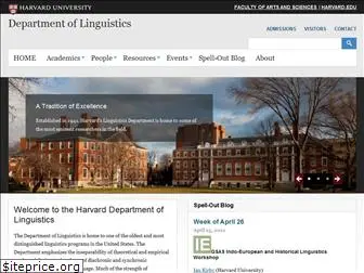 linguistics.fas.harvard.edu