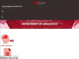 linguistics.utah.edu