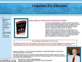 linguisticsforeducators.com