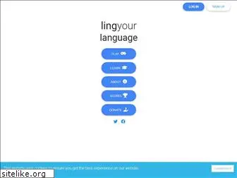lingyourlanguage.com