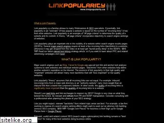 linkpopularity.ca