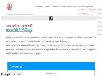 linsenhoff-unicef-stiftung.de