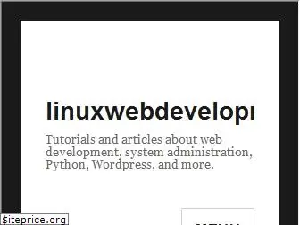 linuxwebdevelopment.com