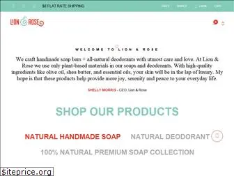 lionandrosesoap.com