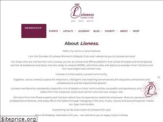 lionesswomensclub.com