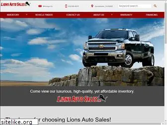 lionsautosales.net