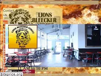 lionsbleecker.com