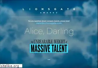 lionsgateawards.com