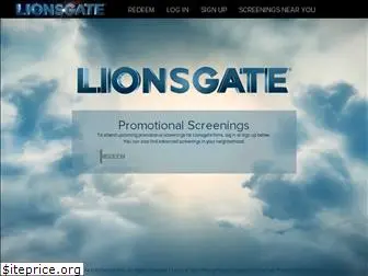 lionsgatescreenings.com