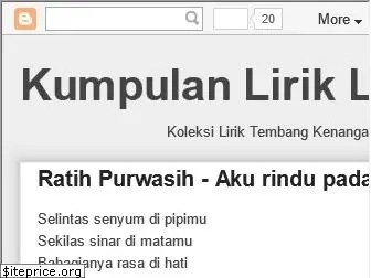 liriklagukenangan.blogspot.com