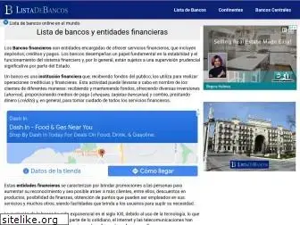 listadebancos.com