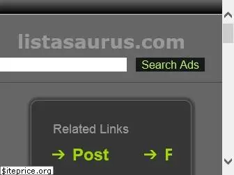 listasaurus.com