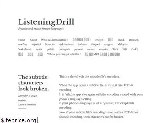 listeningdrill.com