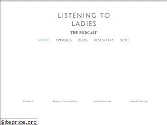 listeningtoladies.com