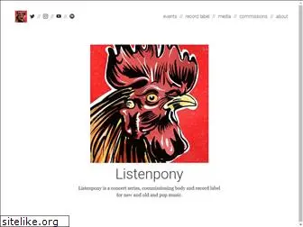 listenpony.com