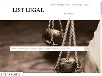 listlegal.com