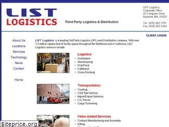 listlogistics.com