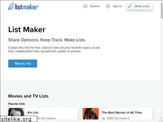 listmaker.io