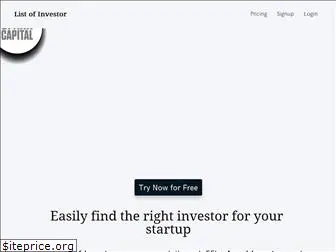 listofinvestor.com