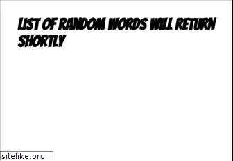 listofrandomwords.com