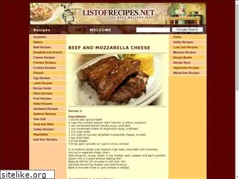 listofrecipes.com