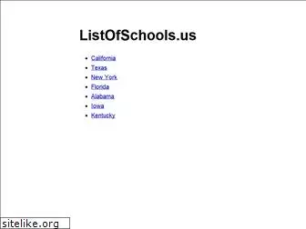 listofschools.us