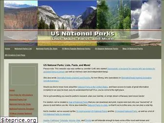 listofusnationalparks.com