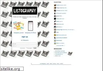 listography.com
