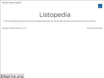 listopedia.com