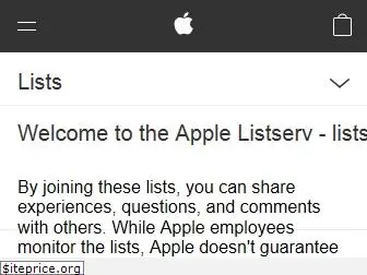 lists.apple.com